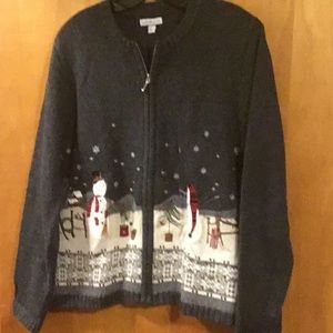 Croft & Barrow Snowman Sweater Large